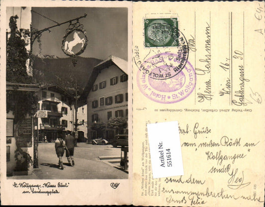551614,St. Wolfgang am Wolfgangsee Weisses Rössl pub Cosy BS 436