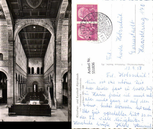 551836, Alpirsbach in the Black Forest Monastery