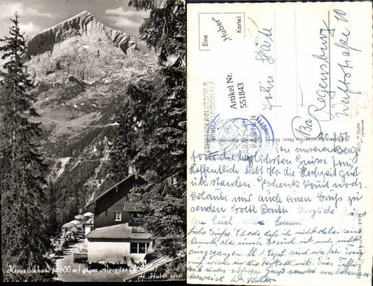 551843,Deutsche Alpenstraße Kreuzjochhaus pub Huber 10421