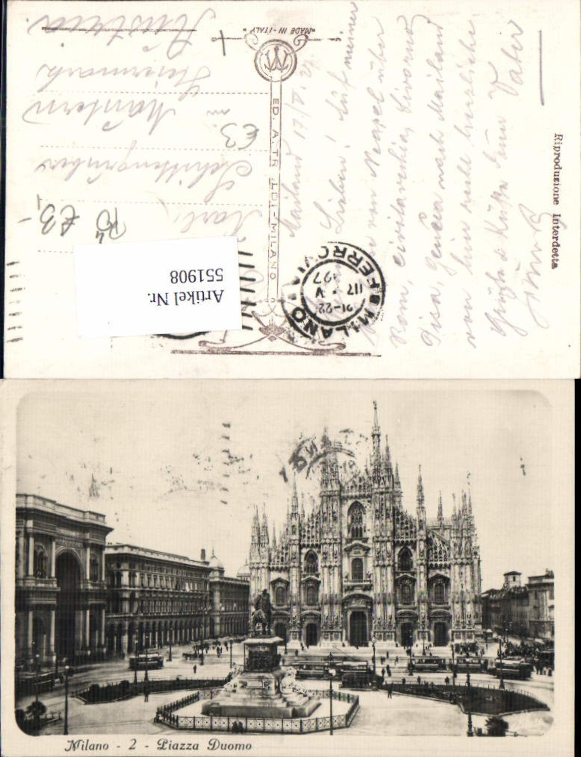 Alte Ansichtskarte – Old Postcard