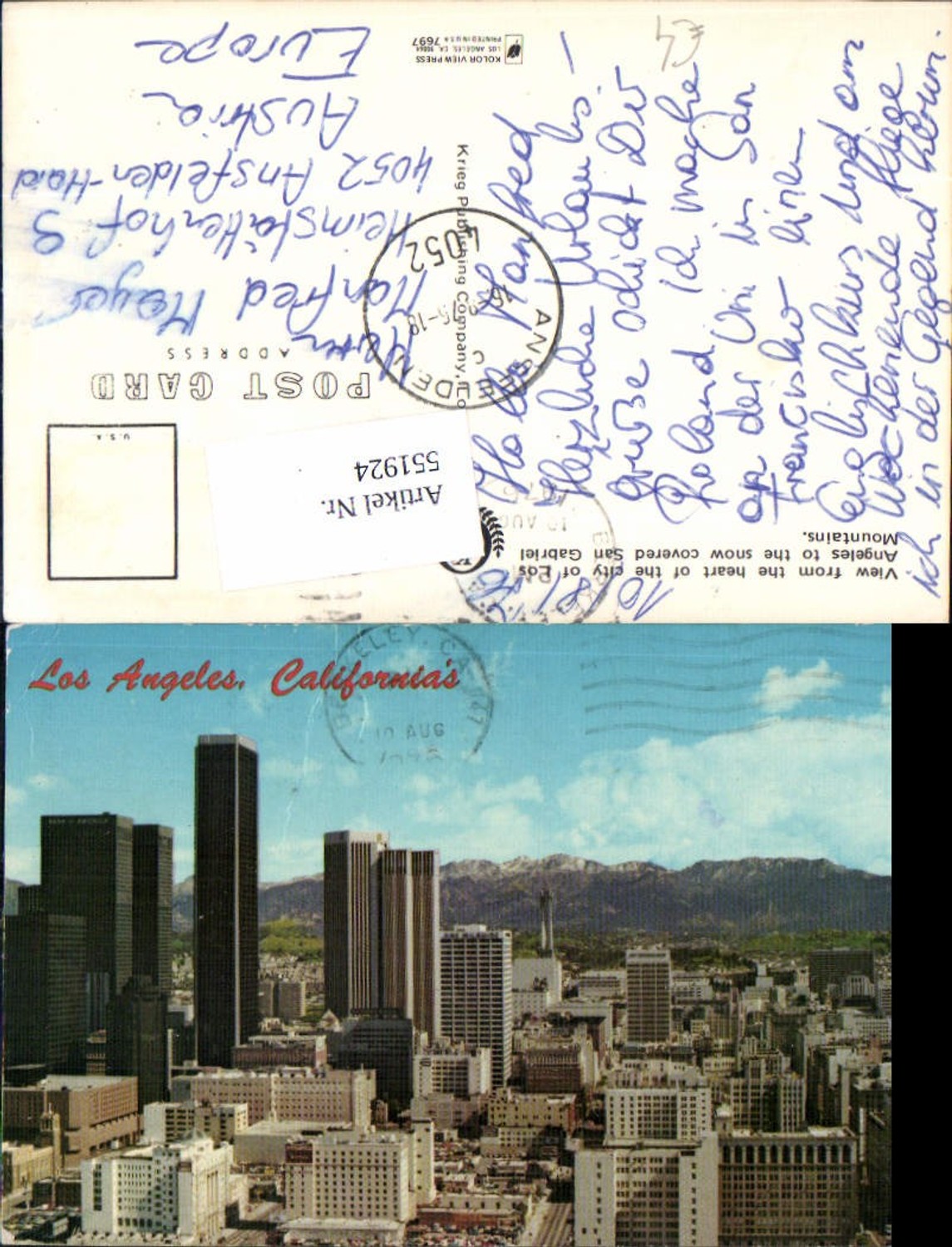 Alte Ansichtskarte – Old Postcard