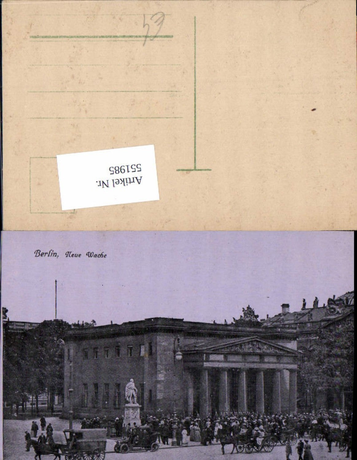 551985,Berlin Neue Wache Kutsche
