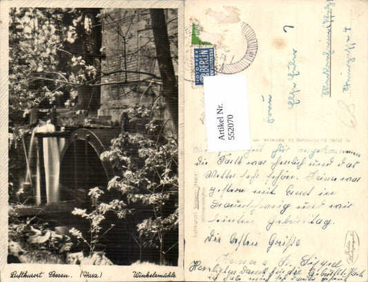 552070,Seesen im Harz Wassermühle Mühle Winkelsmühle LK Goslar