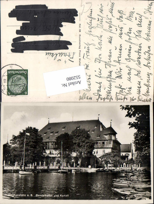 552080, Konstanz on Lake Constance, Gondola Harbor, Council Harbor