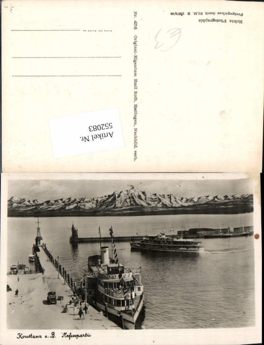 552083, Konstanz on Lake Constance, steamer harbor