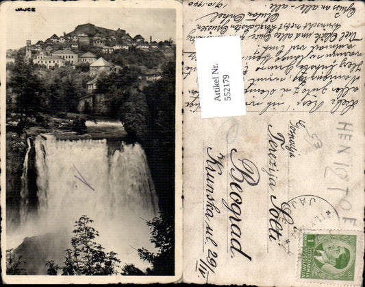 552179,Bosnia Jajce Wasserfall