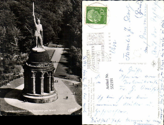 552191,Detmold Hermannsdenkmal Teutoburger Wald pub Cekade Luftbild