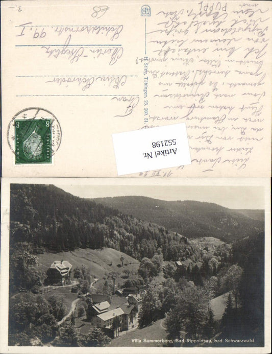 552198, Bad Rippoldsau Schapbach Villa Sommerberg Black Forest