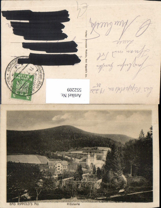 552209, Bad Rippoldsau Schapbach Klösterle around 1920