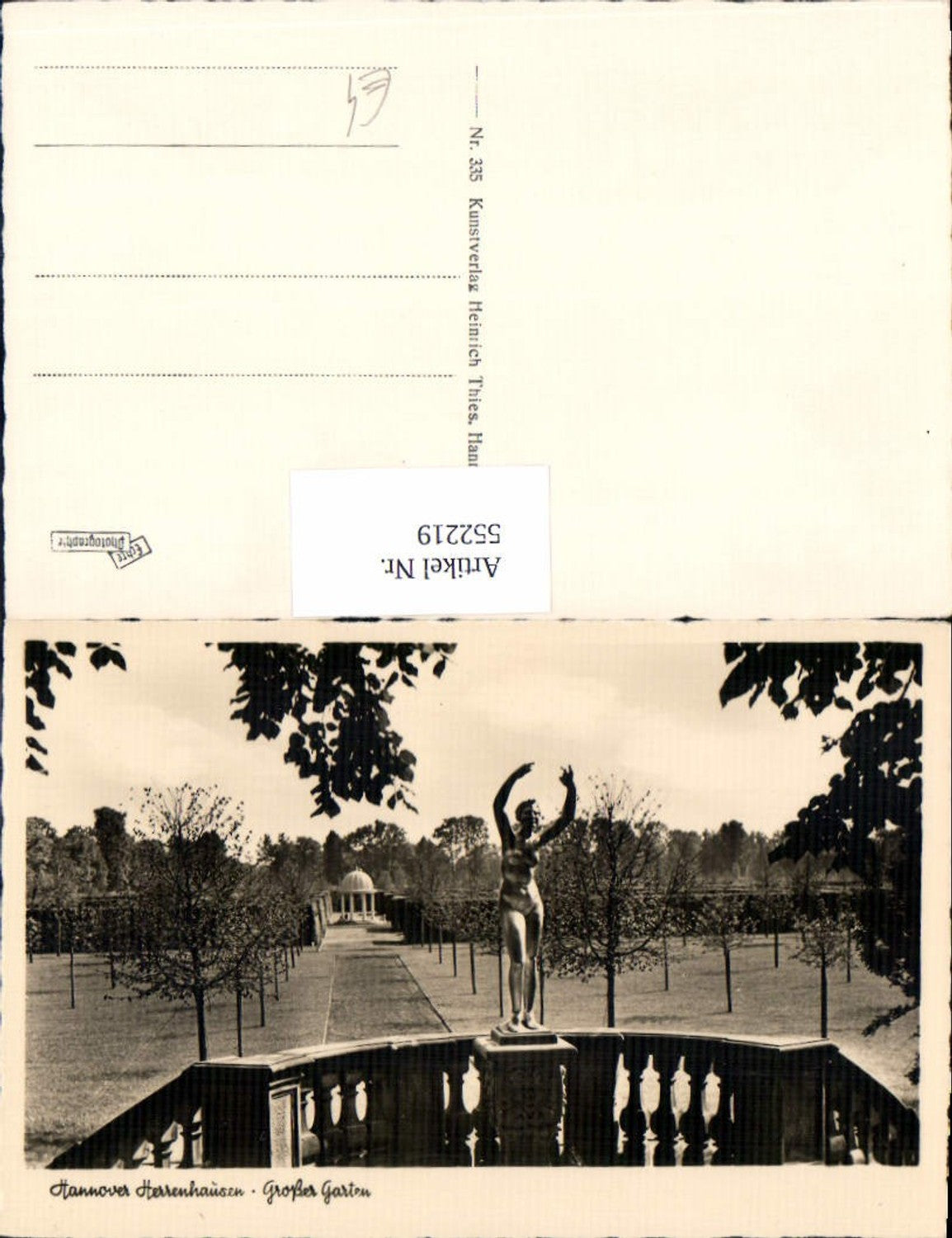 552219,Hannover Herrenhausen Großer garten