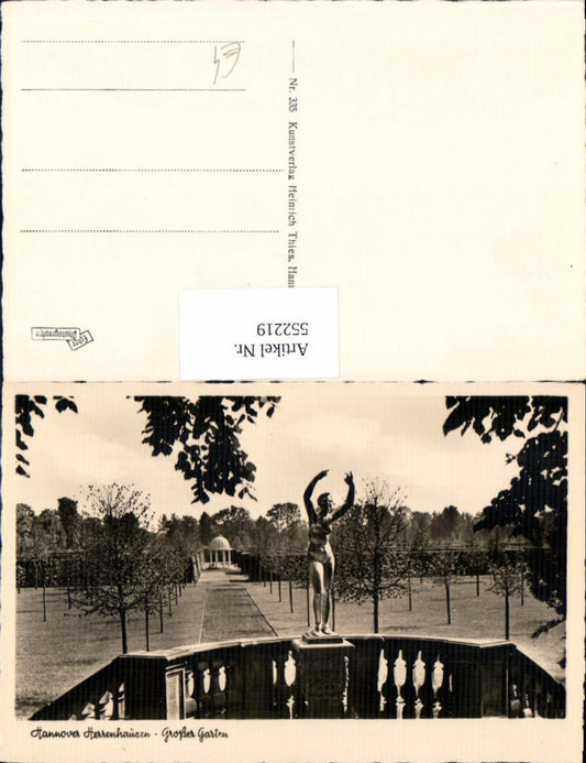 552219,Hannover Herrenhausen Großer garten