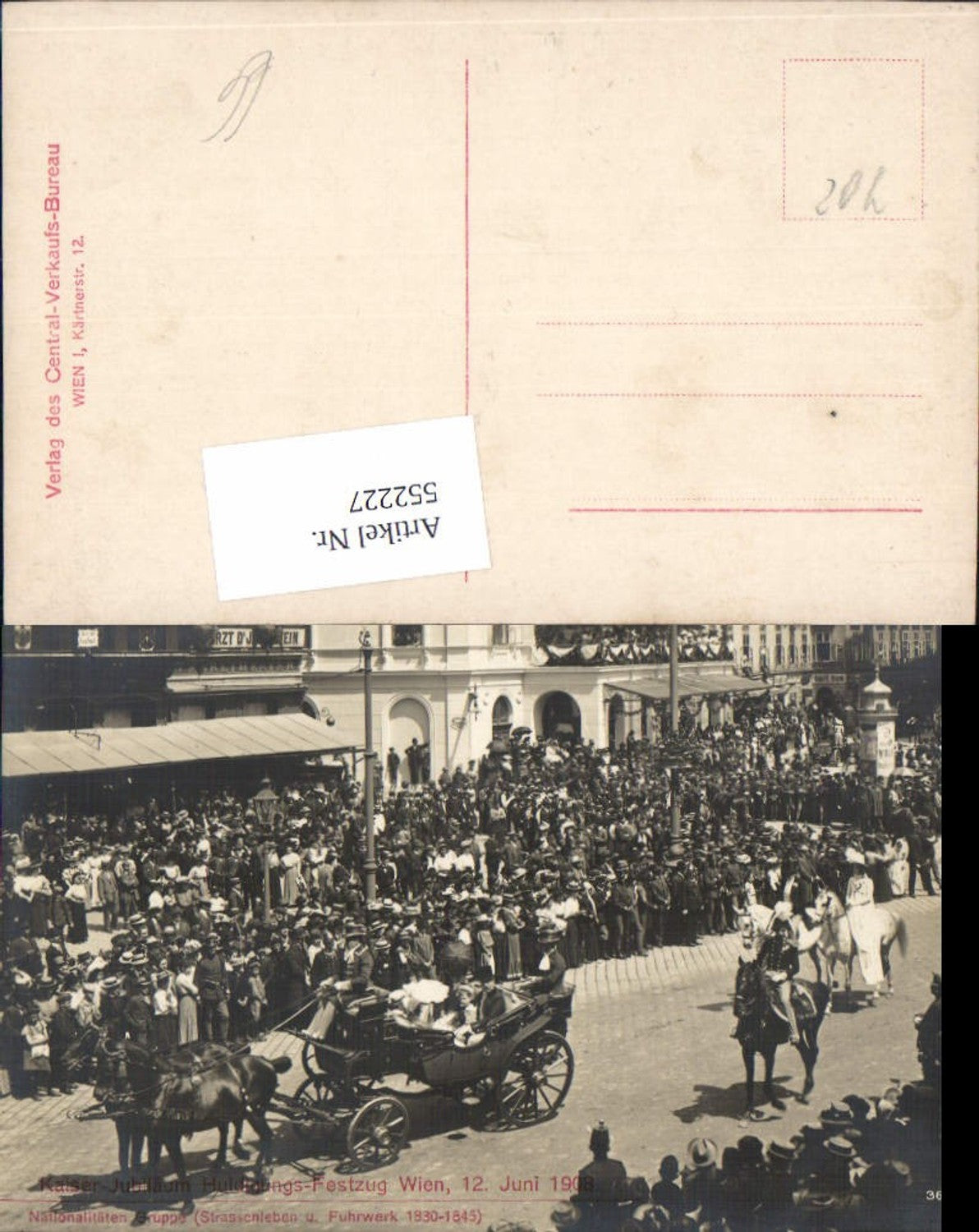 552227,Adel Monarchie Kaiser Jubliäums Festzug 1908 Nationalitäten Gruppe