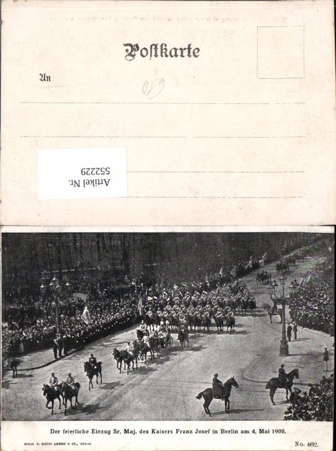 552229,Adel Monarchie Kaiser Franz Josef in Berlin 1900