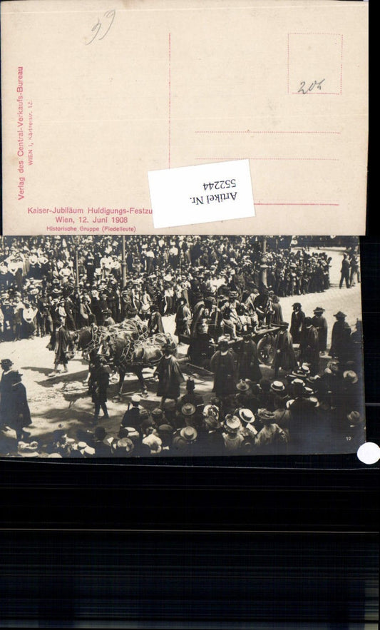 552244,Adel Monarchie Kaiser Jubiläums Huldigungs Festzug 1908 Wien