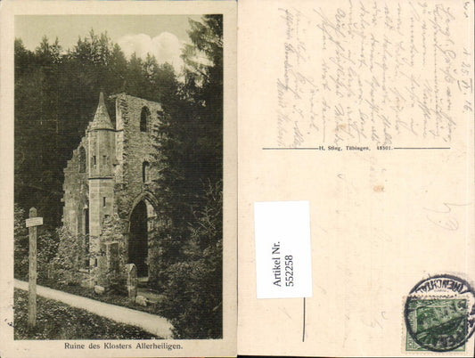 552258, Oppenau All Saints in the Black Forest Monastery Ruins
