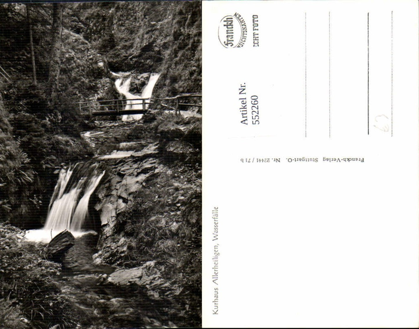 552260,Oppenau Allerheiligen im Schwarzwald Wasserfall