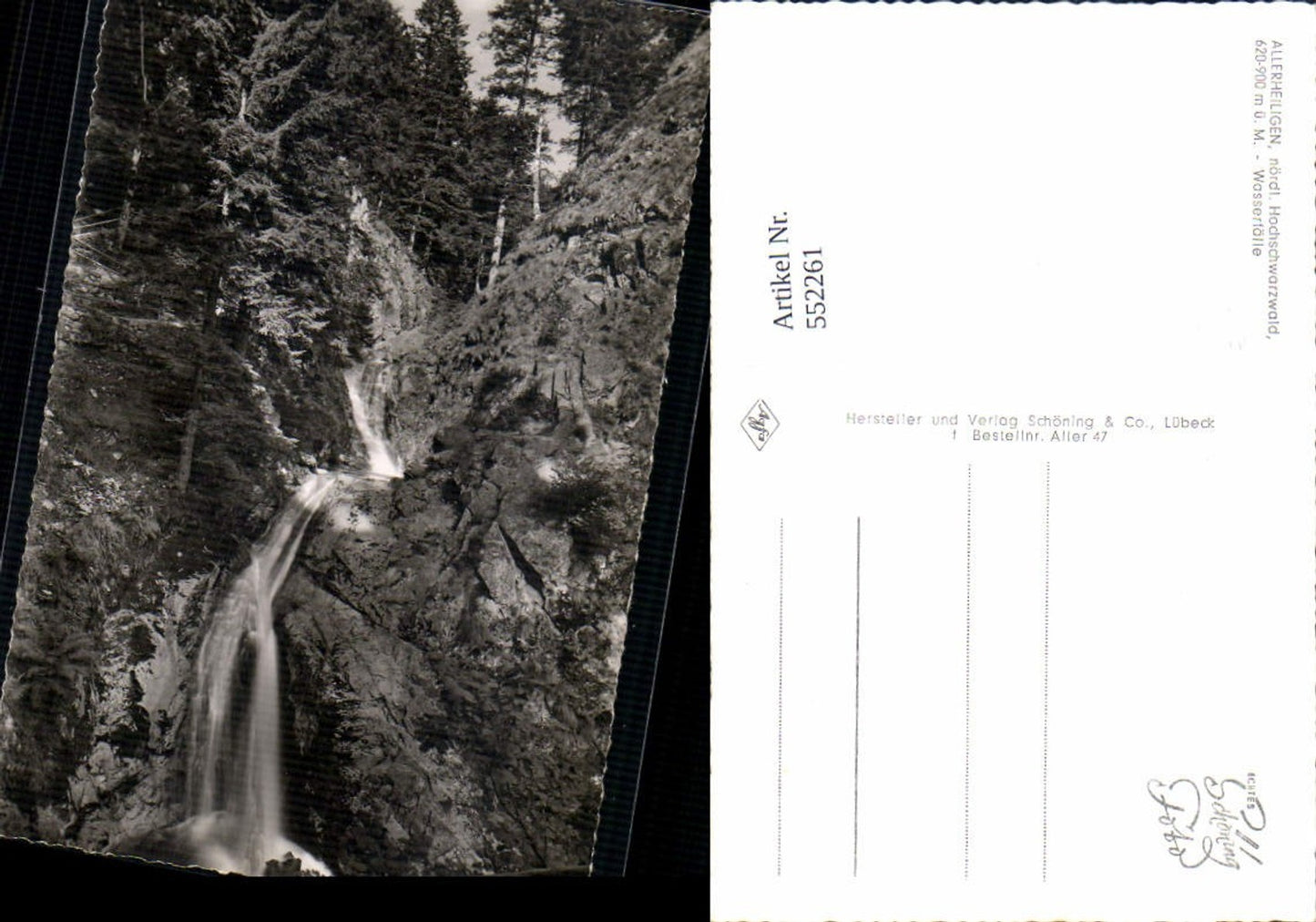 552261,Oppenau Allerheiligen im Schwarzwald Wasserfall