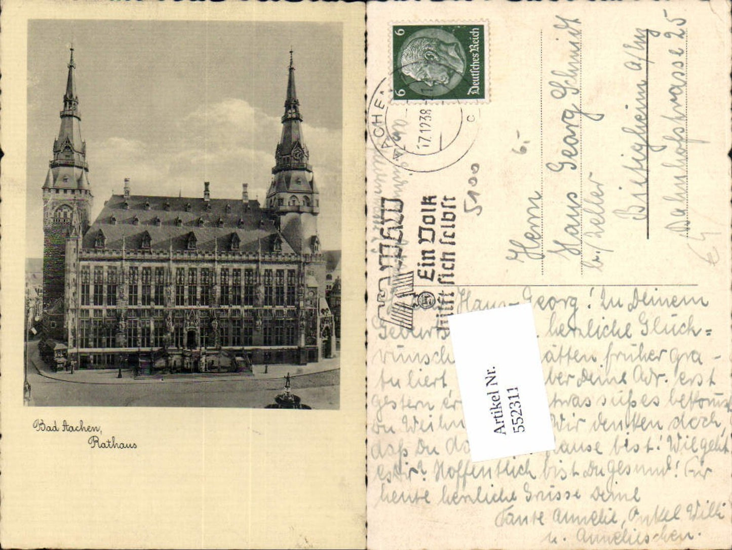 552311,Aachen Rathaus