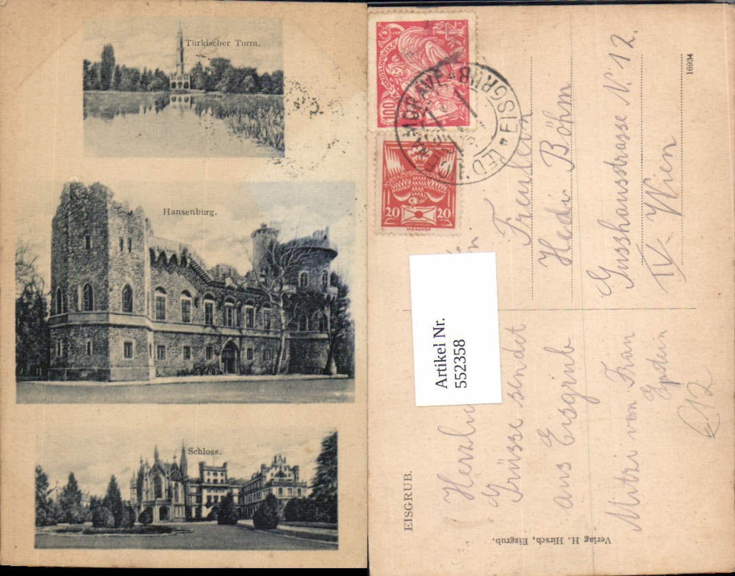 Alte Ansichtskarte – Old Postcard