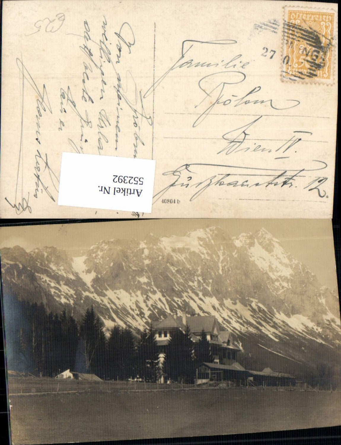 Alte Ansichtskarte – Old Postcard