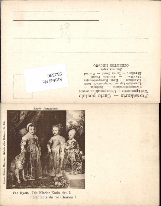 552396,Van Dyck Kinder Karls des I. König Turin Pinakothek pub Zieher 345
