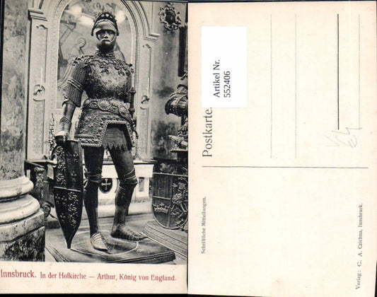 552406,Innsbruck Arthur König von England Rüstung Ritter