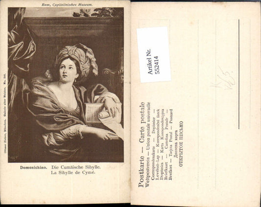 552414,Domenichino Die Cumäische Sibylle pub Zieher 318
