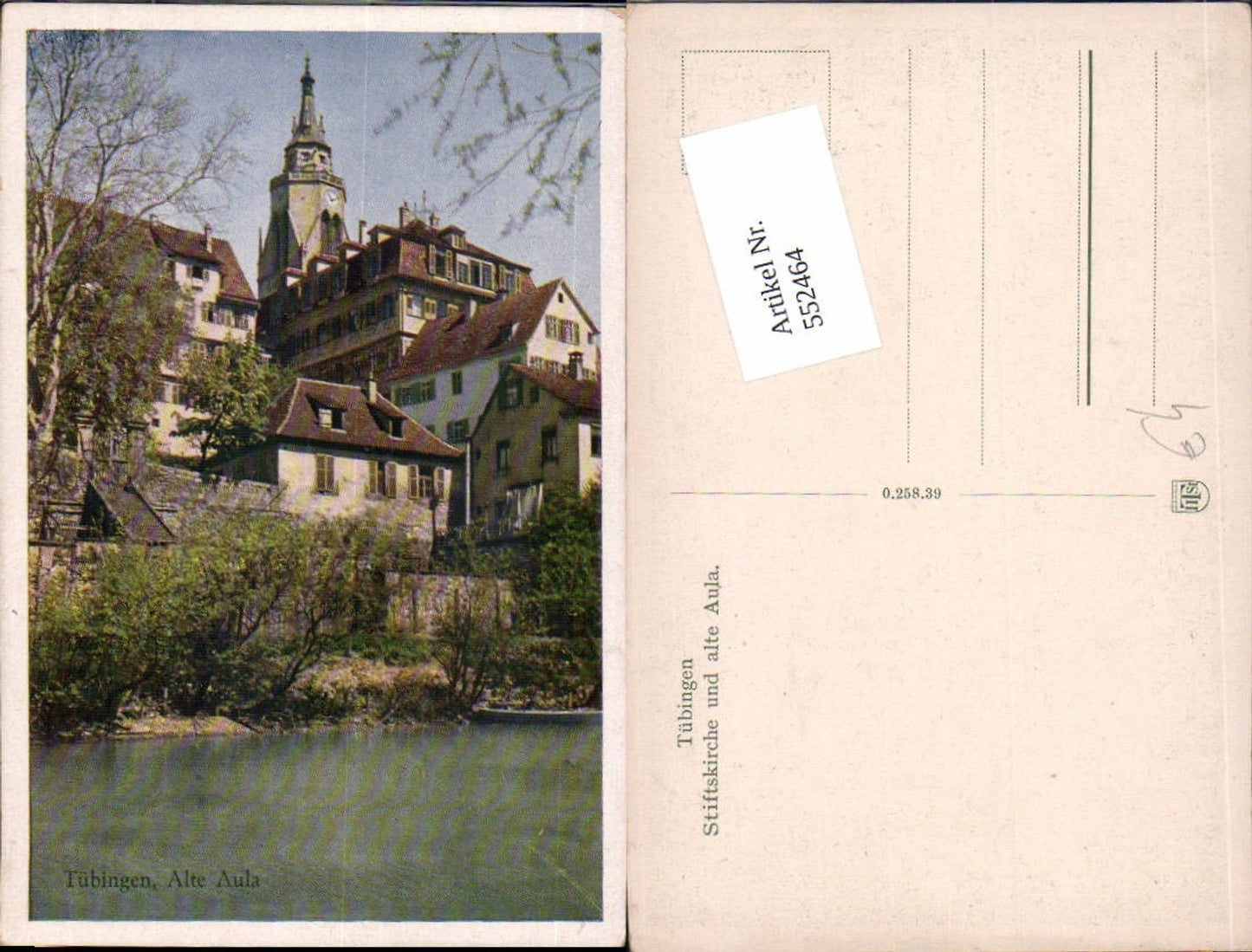 552464,Tübingen am Neckar Stiftskirche Aula