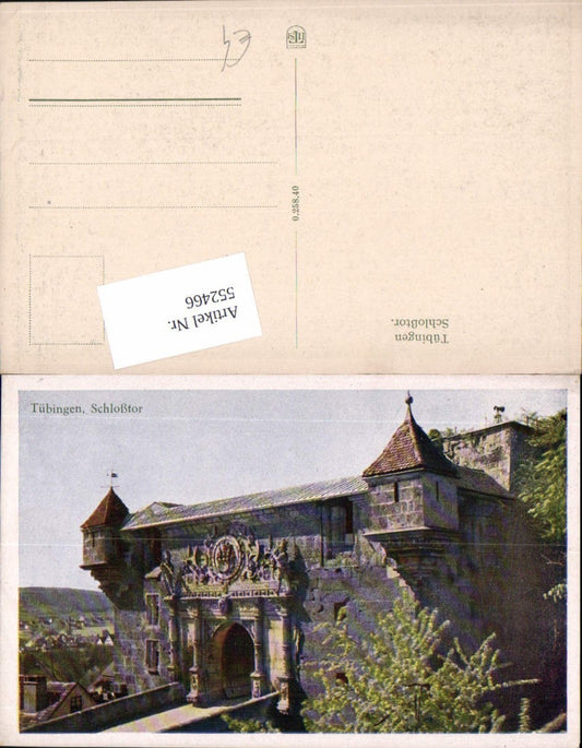 552466, Tübingen am Neckar, Schlosstor