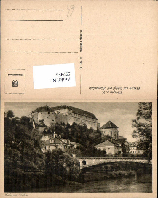 552475, Tübingen am Neckar Alleenbrücke bridge
