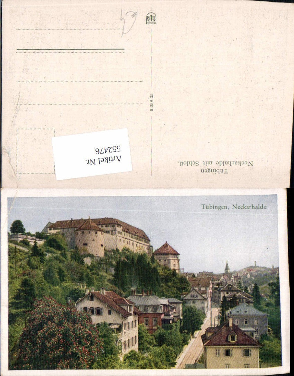 552476,Tübingen am Neckar Neckarhalde