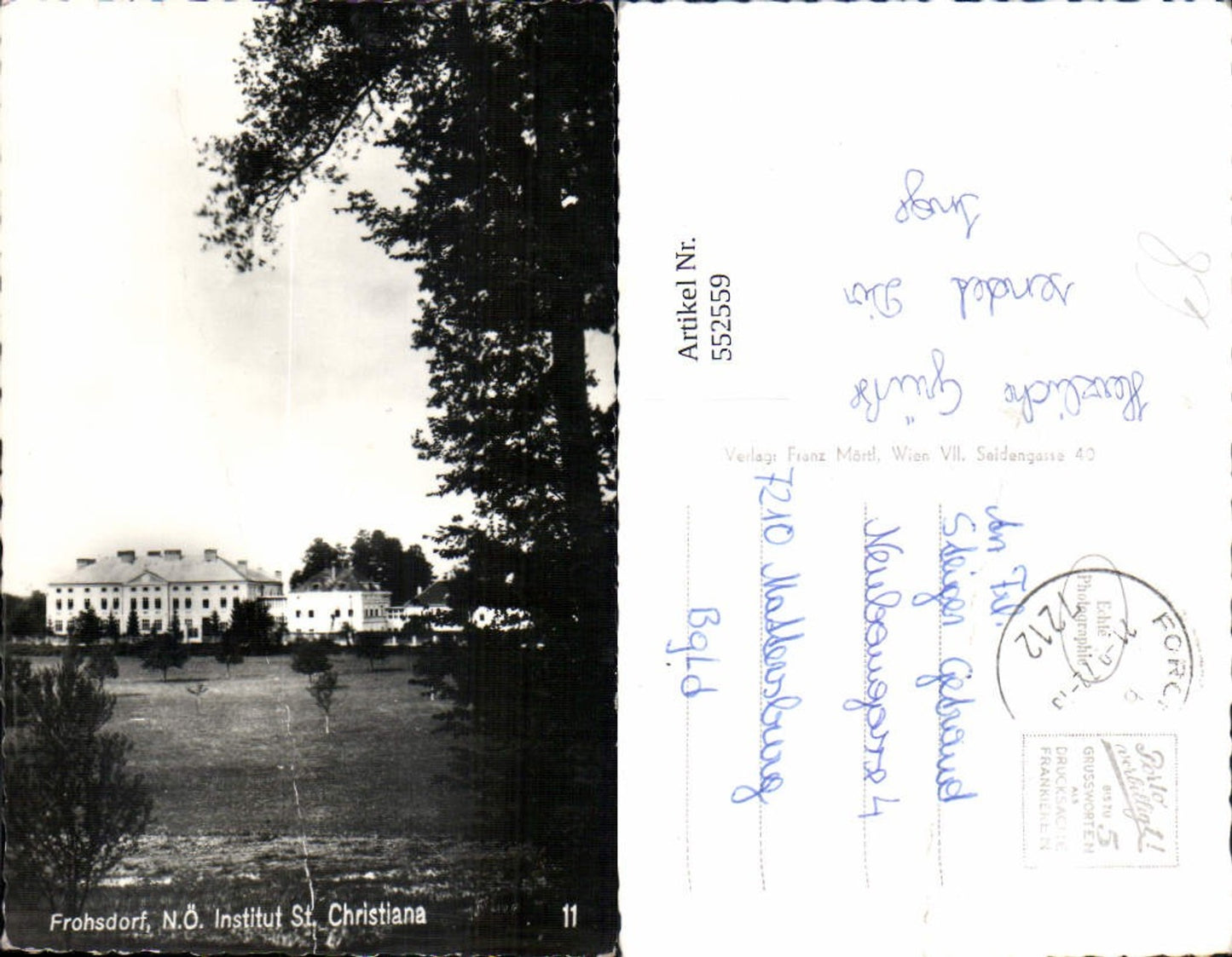 Alte Ansichtskarte – Old Postcard