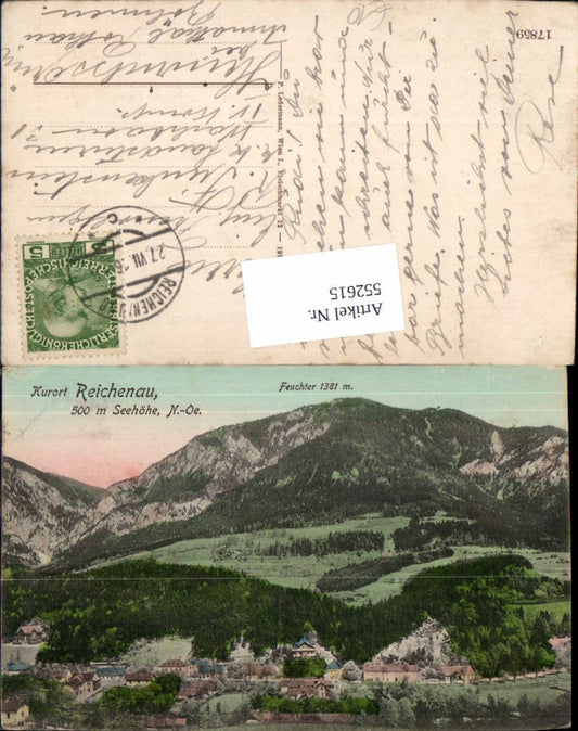 552615,Reichenau an der Rax Teilansicht pub Ledermann 17859