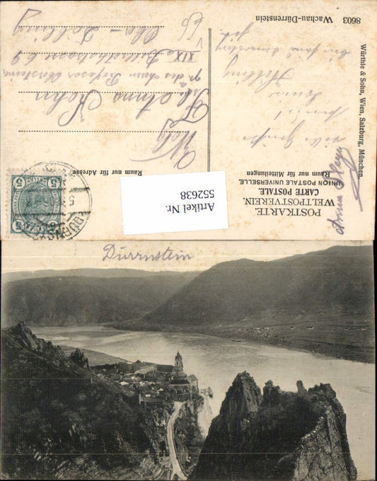 552638,Dürnstein in der Wachau Donau pub Würthle 8603