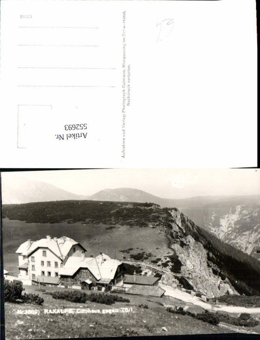 552693,Raxalpe Rax Ottohaus Hirschwang
