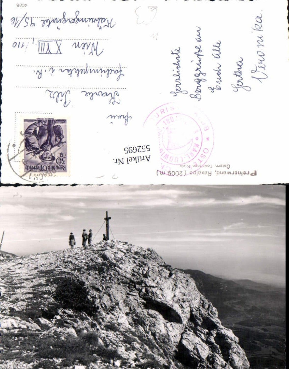 552695,Rax Raxalpe Preinerwandkreuz Kreuz Gipfelkreuz Prein