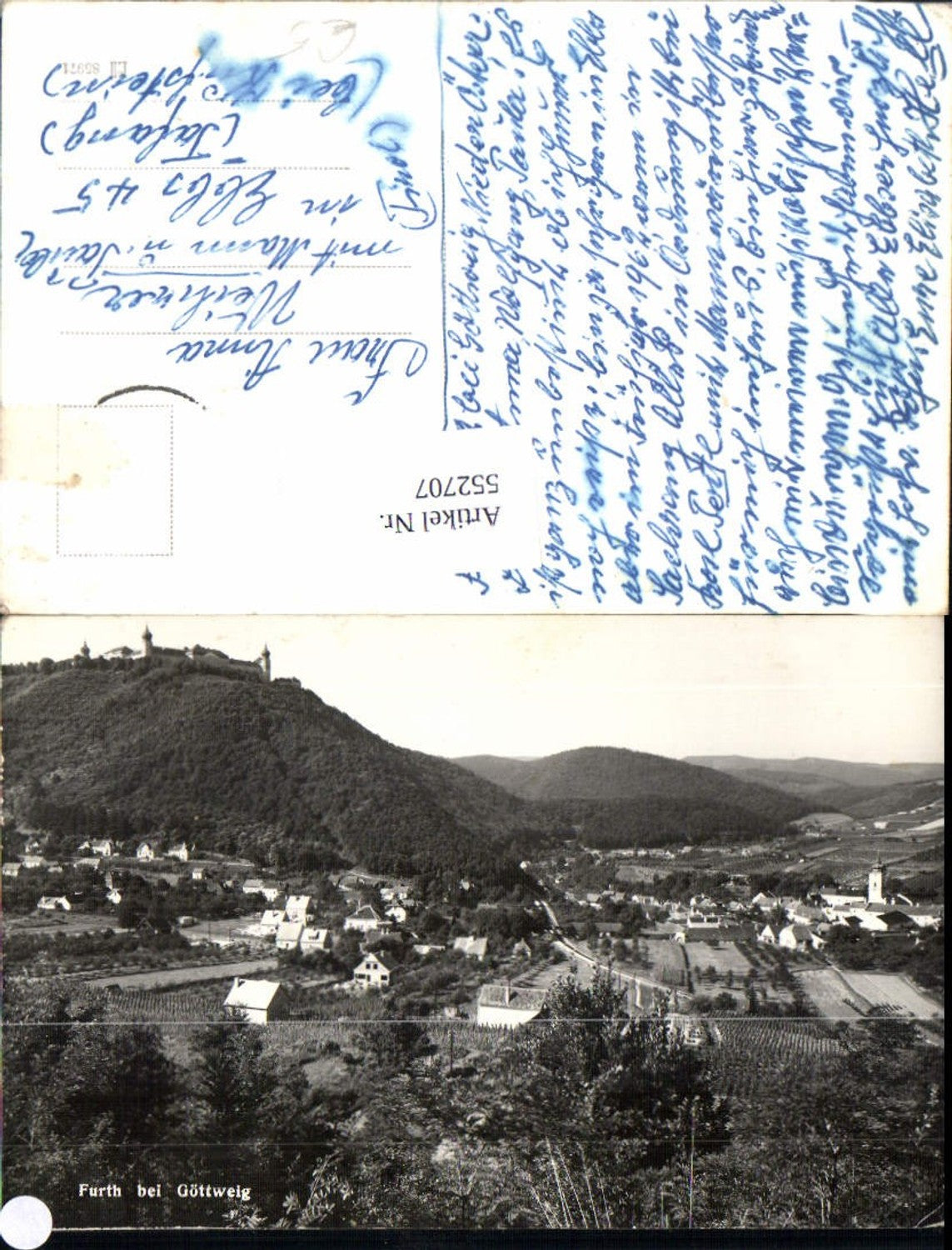 552707,tolle Foto-AK Furth bei Göttweig Krems