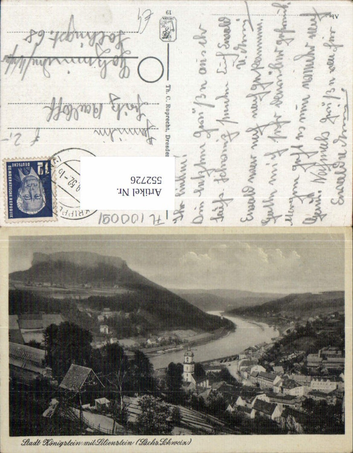 552726,Sächsische Schweiz Festung Königstein Lilienstein