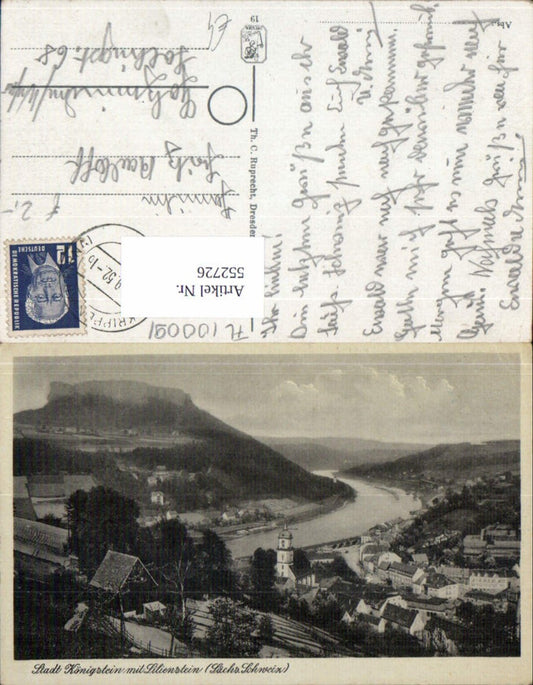 552726,Sächsische Schweiz Festung Königstein Lilienstein