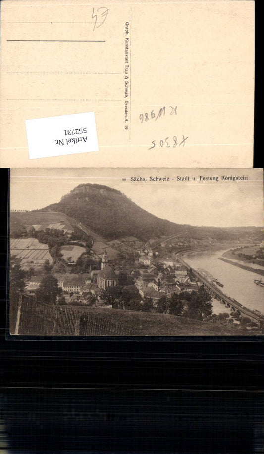 552731,Sächsische Schweiz Festung Königstein Stadt