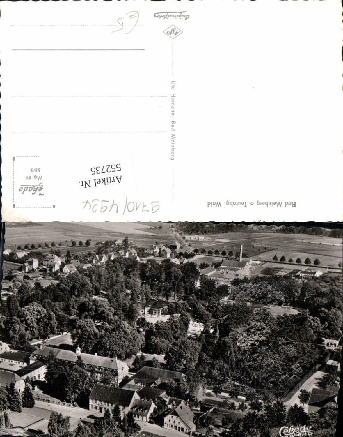 552735,Bad Meinberg am Teutoburger Wald Detmold Lippe Fliegeraufnahme pub Cekade