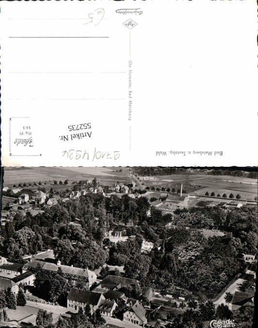 552735,Bad Meinberg am Teutoburger Wald Detmold Lippe Fliegeraufnahme pub Cekade