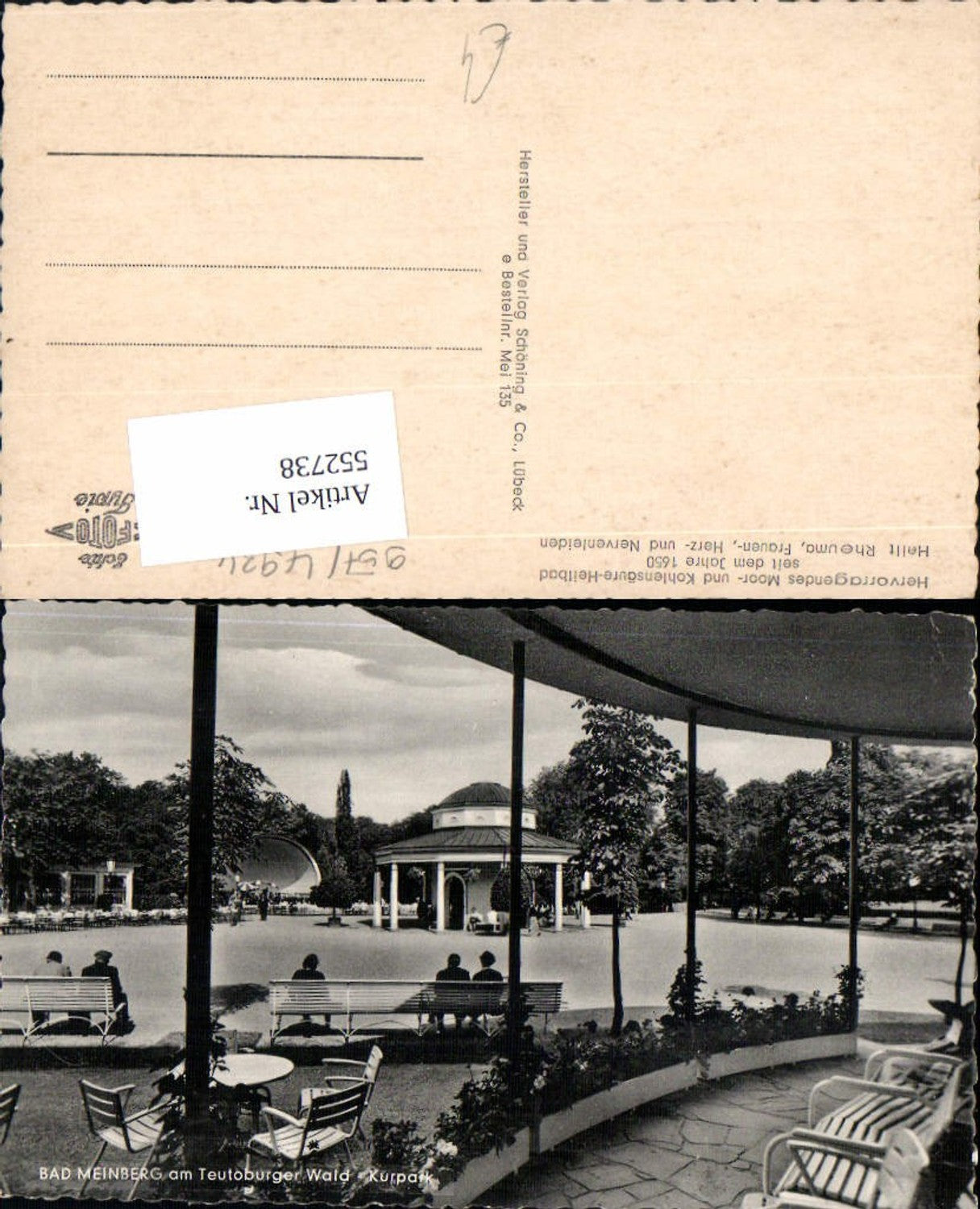 552738,Bad Meinberg am Teutoburger Wald Detmold Lippe