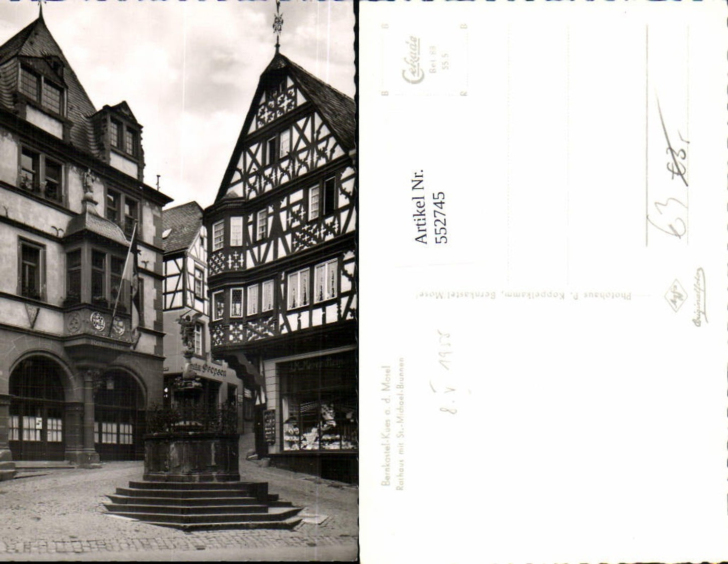 552745,Bernkastel Kues Cues a.d. Mosel