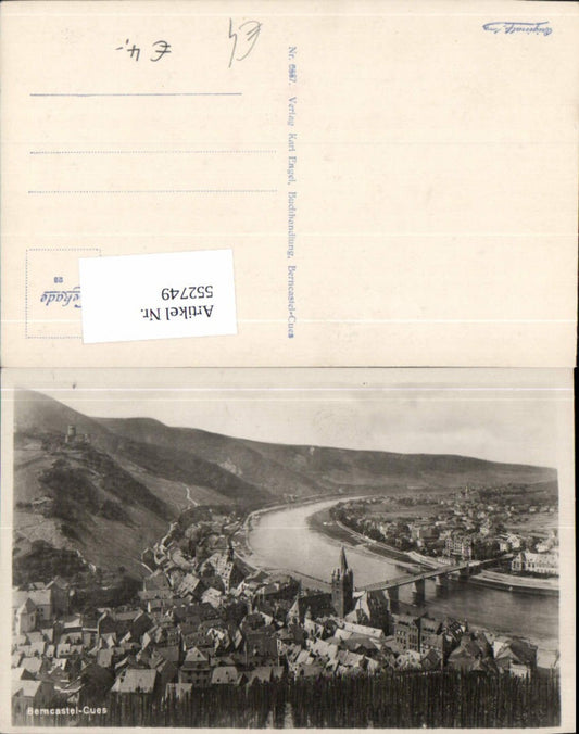 552749,Foto-AK Bernkastel Kues Cues a.d. Mosel