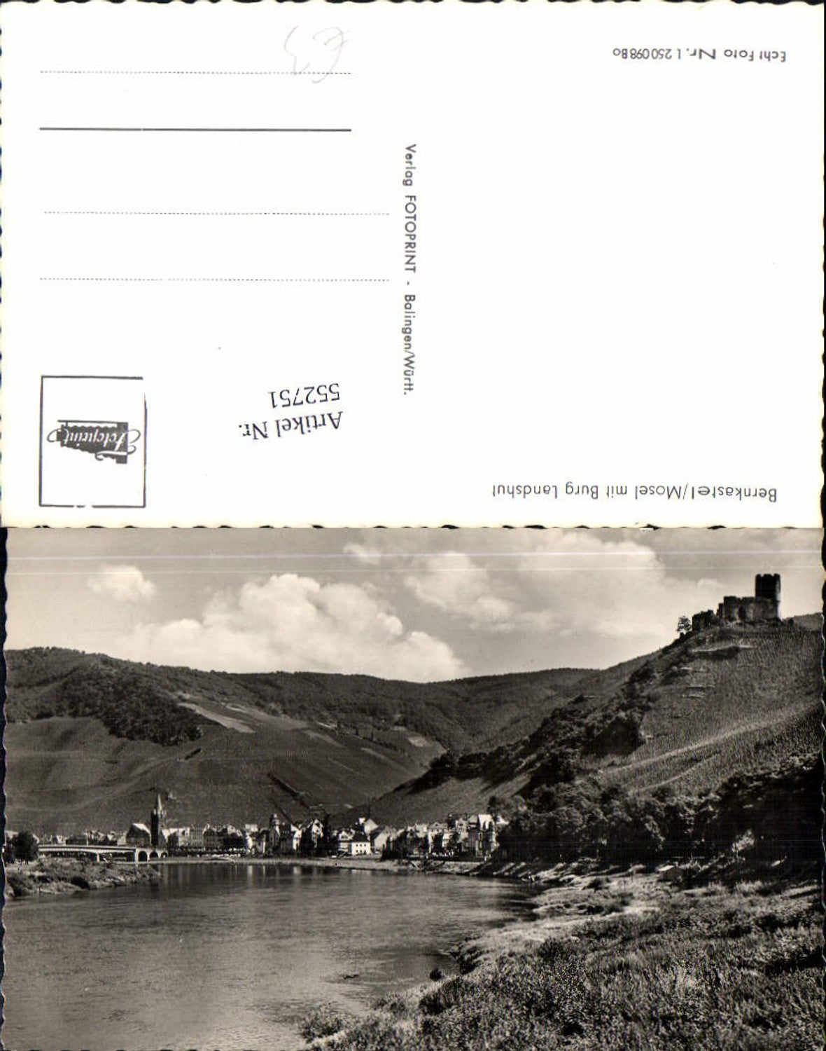 552751,Bernkastel Kues Cues a.d. Mosel Burg Landshut