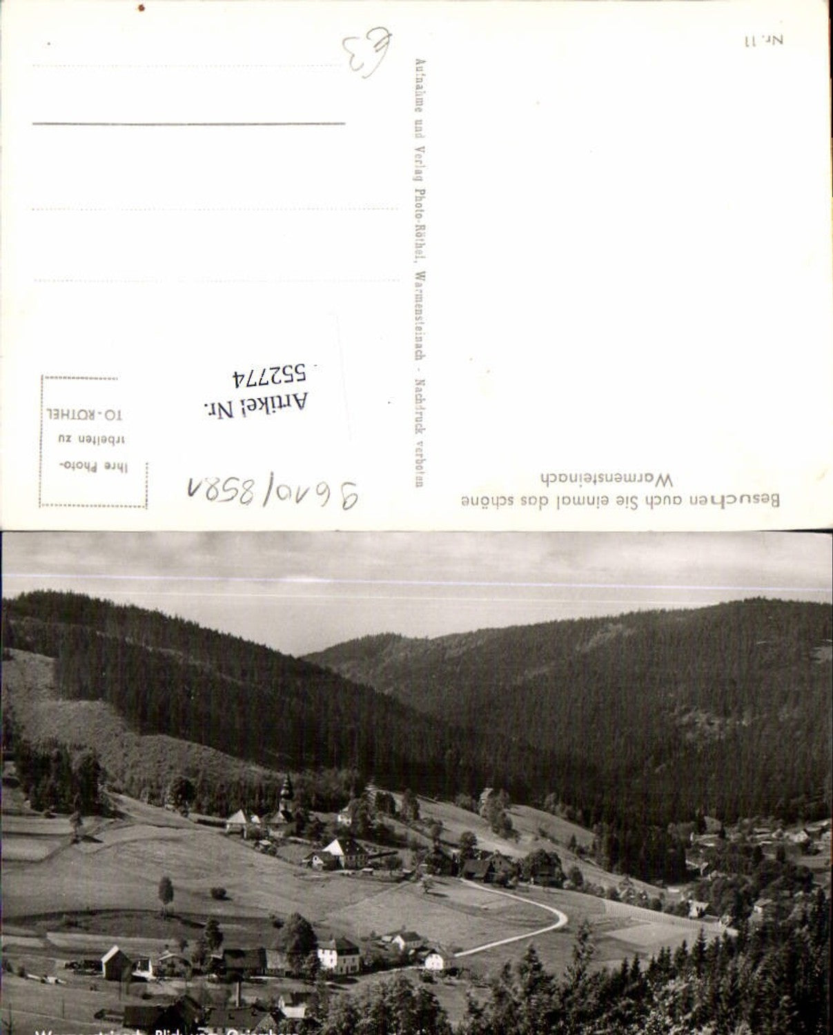 552774,Warmensteinach im Fichtelgebirge Geiersberg