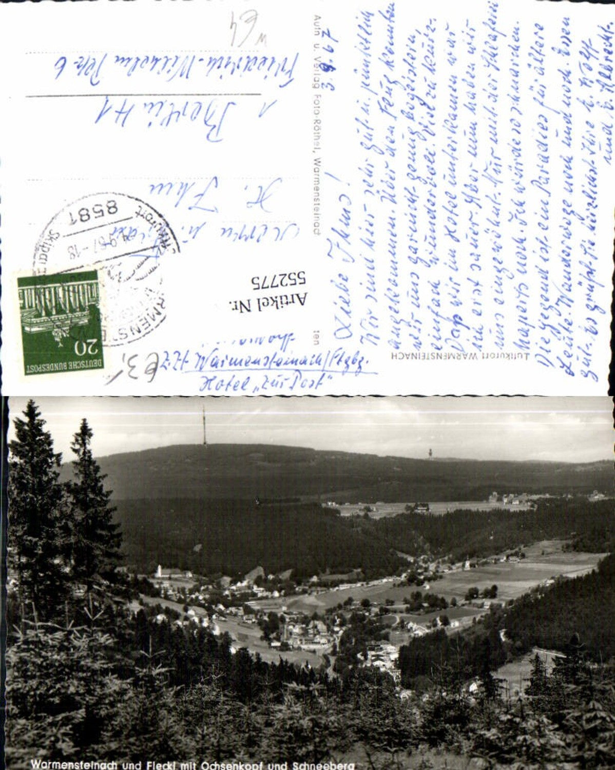 552775,Warmensteinach im Fichtelgebirge Geiersberg