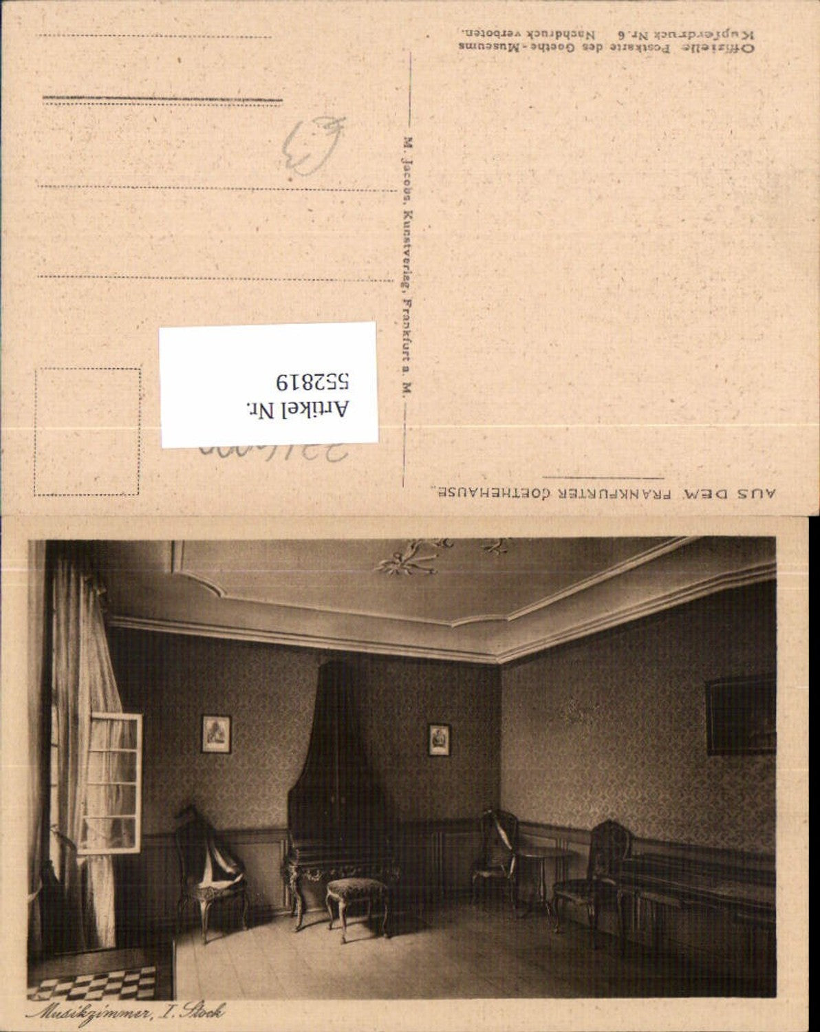 552819,Frankfurt am Main Musikzimmer Göthehaus