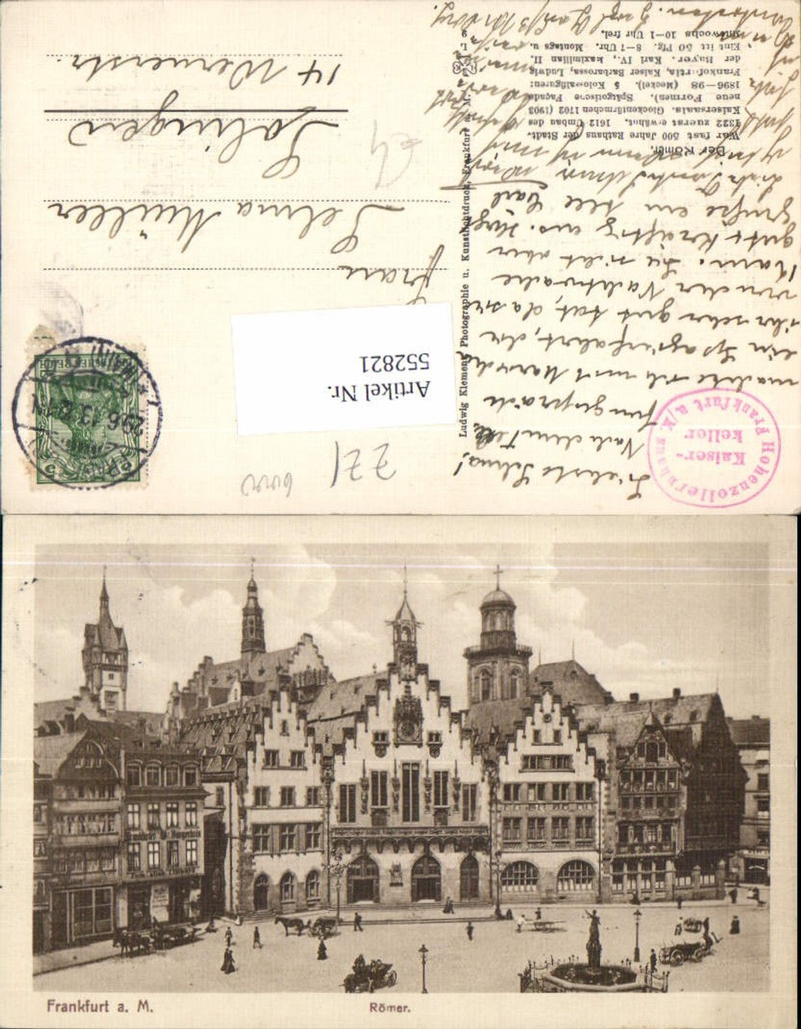 552821,Frankfurt am Main Marktplatz Römer